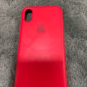 Four silicone cases. iPhone X
